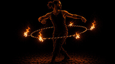 Hula Hoop Feu