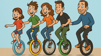 Monocycle Famille